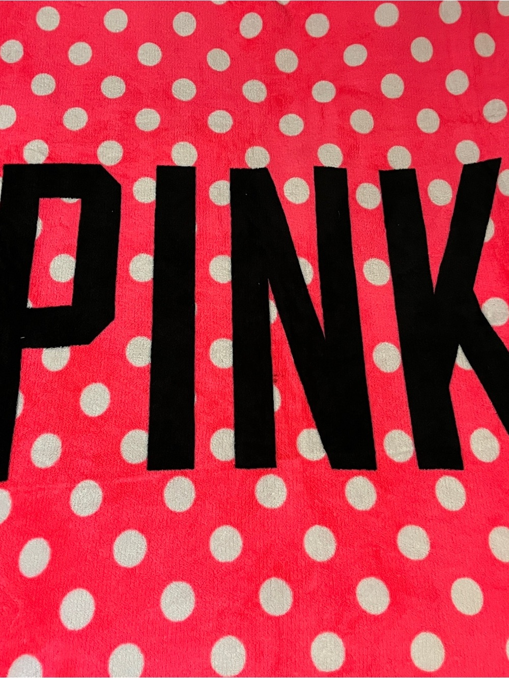 PINk Victoria’s Secret fleece blanket